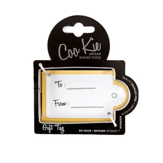 Coo Kie | Gift tag cookie cutter | Edible Gifts