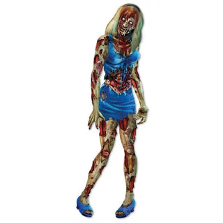 Zombie Girl Cutout Decoration | Zombie Party Supplies