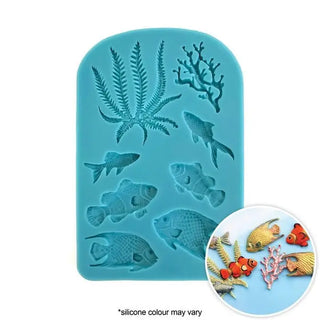 Fish & Seaweed Silicone Mould | Under the Sea Party Supplies NZ