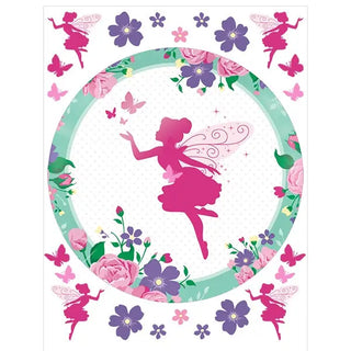 Floral Fairy Edible Cake Image | Fairy Party Supplies Nz