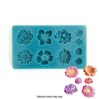 Assorted Flowers Silicone Mould | Garden Party Supplies NZ