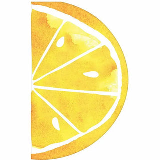 Lemon Slice Shaped Napkins | Summer Party Supplies