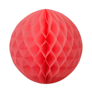 Five Star | Coral Honeycomb Ball | Coral Party Decorations