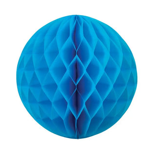 Five Star | Electric Blue Honeycomb Ball | Blue Party Supplies