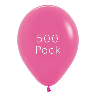 Fuchsia Balloons 500 Pack | Pink Party Supplies NZ