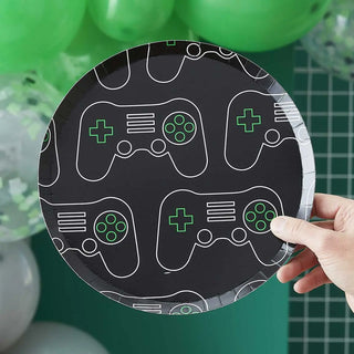 Ginger Ray | Game Controller Plates | Gaming Party Supplies NZ