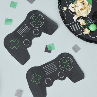 Ginger Ray | Game Controller Napkins | Gaming Party Supplies NZ
