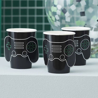 Ginger Ray | Game Controller Cups | Gaming Party Supplies NZ