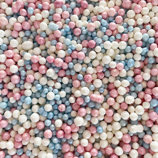 Gender Reveal Sugar Pearls 3mm | Gender Reveal Party Supplies NZ