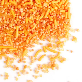 GoBake | Orange Natural Sprinkle Medley | Orange Party Supplies NZ