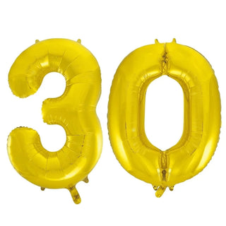 Meteor | Giant gold 30 balloon | 30th party supplies