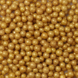 Sugar Pearls | Gold Sprinkles | Gold Baking Decorations 