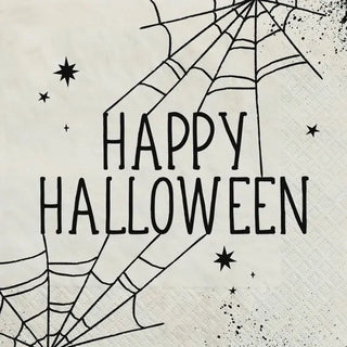 Happy Halloween Spiderweb Napkins | Halloween Party Supplies NZ