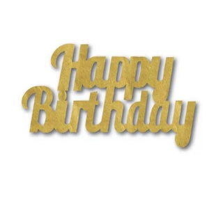 Happy Birthday Confetti | Table Confetti | Gold Party