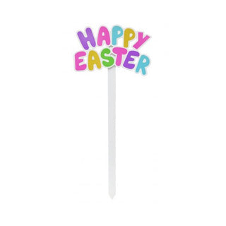 Wooden Happy Easter Garden Stake Decoration | Easter Decorations NZ
