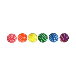 Swirly Bouncy Ball 38mm | Rainbow Party Supplies NZ