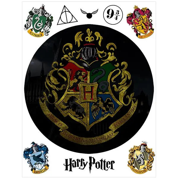 Harry potter Hogwarts Crest Plate Golden