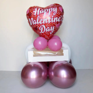 Happy Valentine's Day Chocolate Box Balloon Sculpture