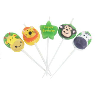 Jungle Animal Candles | Animal Party Supplies NZ