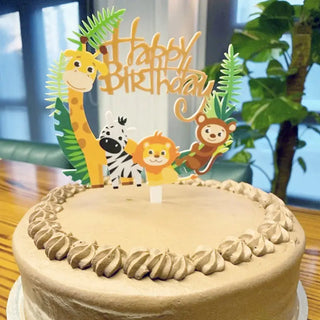 Jungle Animal Cake Topper  | Jungle Party Theme & Supplies | The Studio Workshop