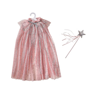 Ginger Ray | Pink & Silver Sparkle Fairy Princess Costume Set | Girls Costumes NZ