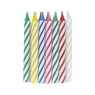 Large Spiral Candles | Rainbow Party Supplies NZ