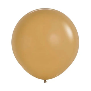 60cm Latte Brown Balloon | Brown Party Supplies NZ