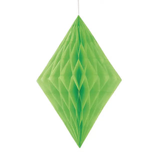 Lime Green Honeycomb Diamond | Lime Green Party Supplies