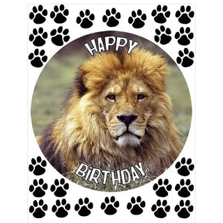 Lion Edible Cake Image | Lion Party Supplies NZ