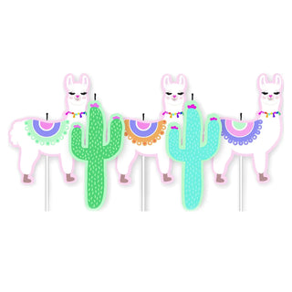 Llama Candles | Llama Cake Decorations