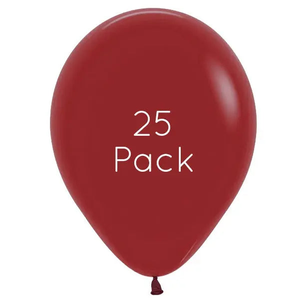 Merlot Balloons - 25 Pkt NZ – Build a Birthday NZ