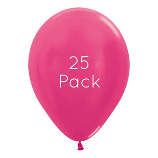 Sempertex | Metallic Fuchsia Balloons | Pink Party Supplies NZ