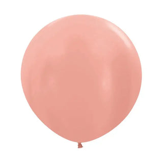Giant Metallic Rose Gold Balloon - 60cm