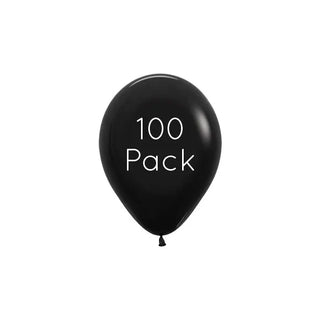 Black Mini Balloons - 100 Pkt