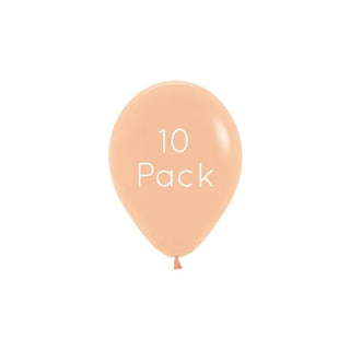 Peach Blush Mini Balloons - 10 Pkt