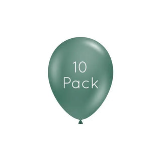 Tuftex | Mini Evergreen Balloons | Green Party Supplies NZ