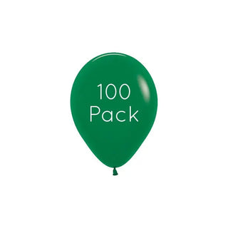 Forest Green Mini Balloons - 100 Pkt