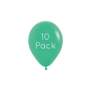 Fashion Green Mini Balloons - 10 Pkt