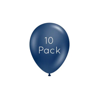 Tuftex | Metallic Midnight Blue Mini Balloons | Dark Blue Party Supplies NZ