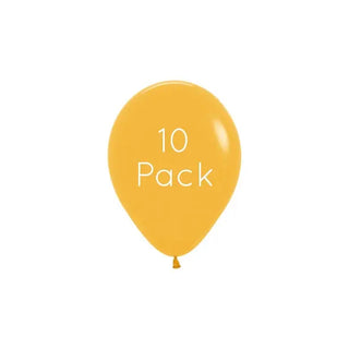 Mustard Mini Balloons - 10 Pkt