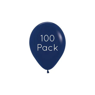 Navy Blue Mini Balloons - 100 Pkt