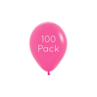 Neon Fuchsia Mini Balloons - 100 Pkt
