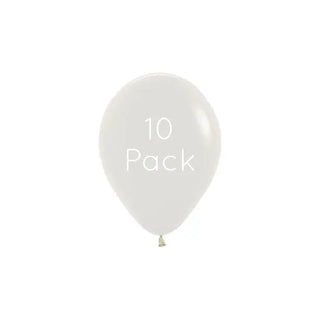Pastel Dusk Cream Mini Balloons - 10 Pkt