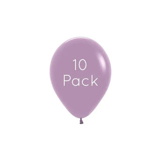 Pastel Dusk Lavender Mini Balloons - 10 Pkt