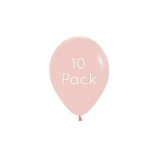 Pastel Matte Melon Mini Balloons | Peach Party Supplies NZ