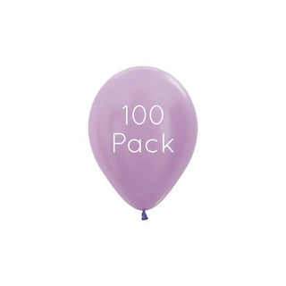 Pearl Lilac Mini Balloons - 100 Pkt