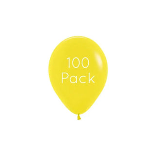 Yellow Mini Balloons - 100 Pkt