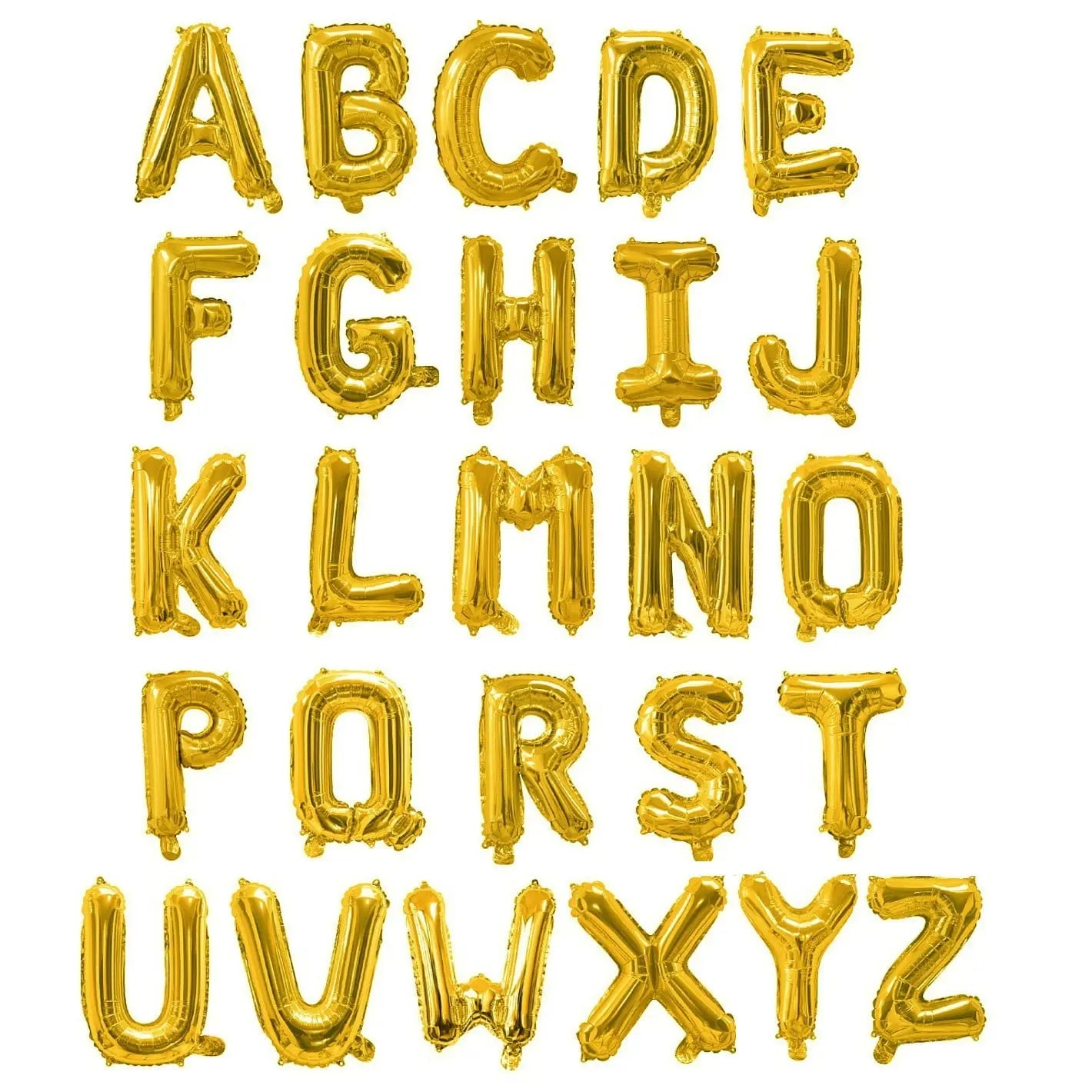 Gold blow up letters deals