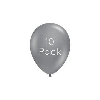 Tuftex | Grey Smoke Mini Balloons | Grey Party Supplies NZ