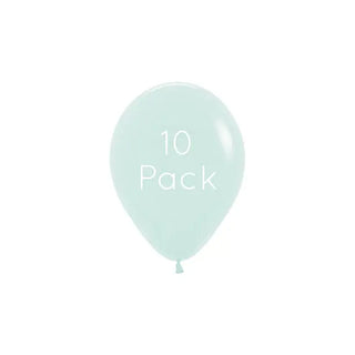 Pastel Matte Green Mini Balloon | Mint Green Party Supplies